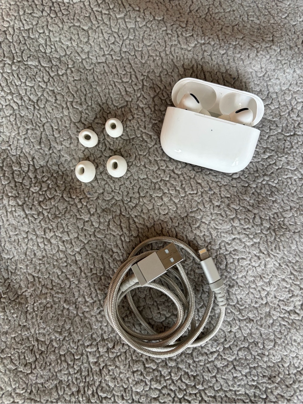 AirPods Pro 1st Gen w/ Charging Case + two covers